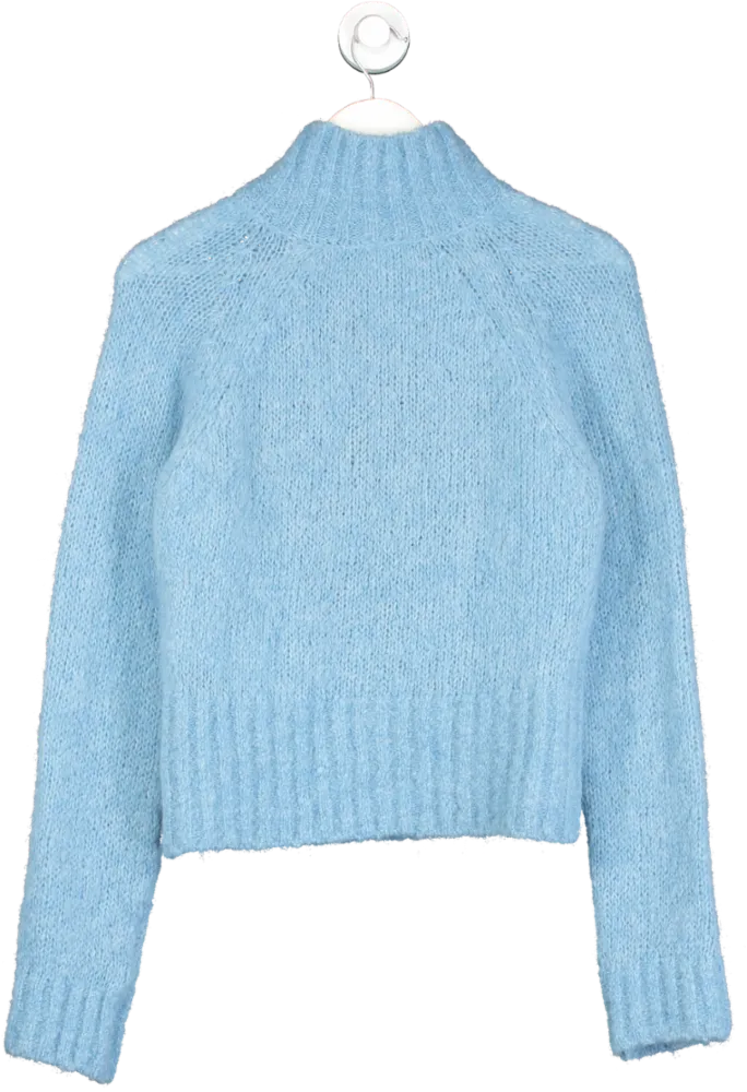 Baum Und Pferdgarten Blue 'since 99' Knit High-neck Sweater UK S