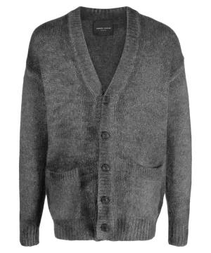 Cardigan chunky in baby alpaca con bottoni